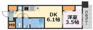 Dimora難波の間取り画像