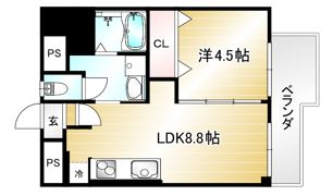 セントヘブンの間取り画像