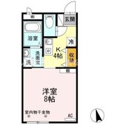プリシェール高松 Aの間取り画像