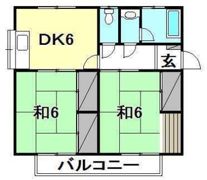 美幸ハイツの間取り画像