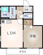 ファインタイム枇杷の間取り画像