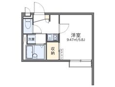 レオパレスグレンツェ木戸の間取り画像