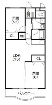 コンフォートシティFUKUROIの間取り画像