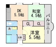 ビエント六甲の間取り画像