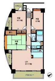 シーブリーズ東原壱番館の間取り画像