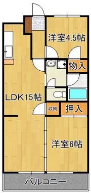 エミネンス穴生の間取り画像