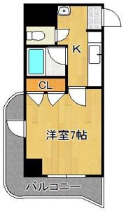 ニューサンリバー6番館の間取り画像