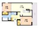 セゾン箱崎宮前の間取り画像