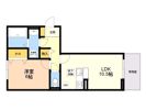 シエル原田の間取り画像