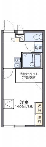 レオパレス柚の間取り画像