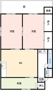 セジュール21Cの間取り画像