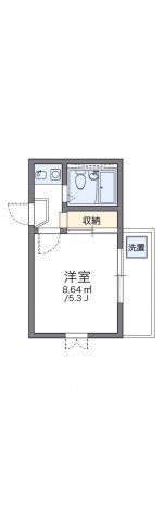 レオパレスSUNBEAMの間取り画像