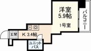 Calm東観音の間取り画像