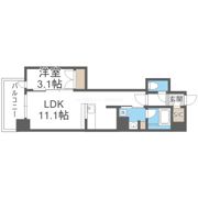 リビオメゾン新大阪の間取り画像