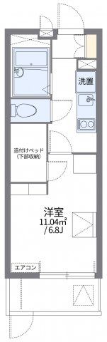 レオパレス丸トの間取り画像
