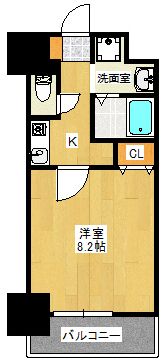 SWISS難波西の間取り画像