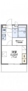 レオパレスBluetimesの間取り画像