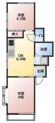 ホワイトウィング狭間Iの間取り画像