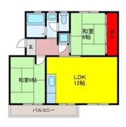 箕面如意谷住宅四号棟の間取り画像