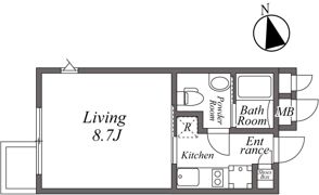 ARISTO白金高輪の間取り画像