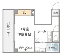 クィーンライフ東今里の間取り画像
