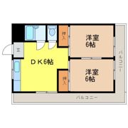 本宮ハイツの間取り画像
