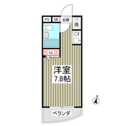 ポルシェ的場の間取り画像