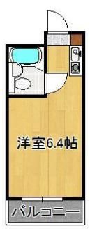 黒崎スカイマンションの間取り画像