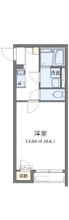 クレイノ湘南美住町の間取り画像