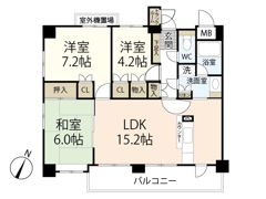 メゾンY古江の間取り画像
