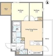 ベルファース三軒茶屋の間取り画像