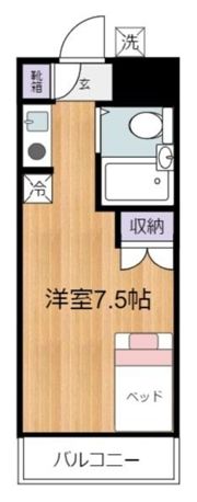 マンションソーキⅡの間取り画像
