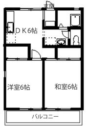 第2コーポヌクイの間取り画像