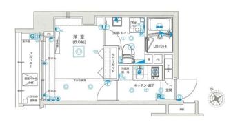 Verona門前仲町Lussoの間取り画像