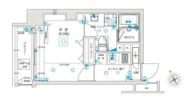 Verona門前仲町Lussoの間取り画像