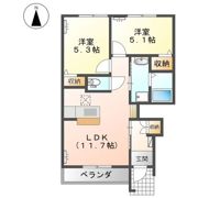 メゾン・コスモス壱番館の間取り画像