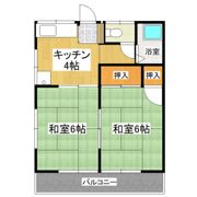 成美ハイツ A棟の間取り画像