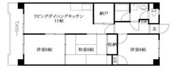 グリーンハイツ朝日ヶ丘の間取り画像