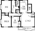 八雲マンションF棟の間取り画像