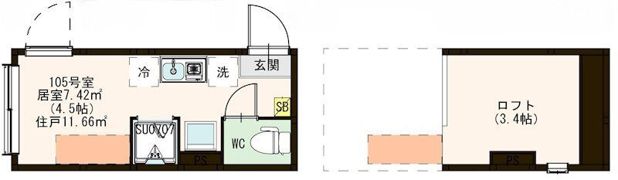 ワイズときわ台の間取り画像
