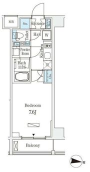 ラティエラ中野新井の間取り画像
