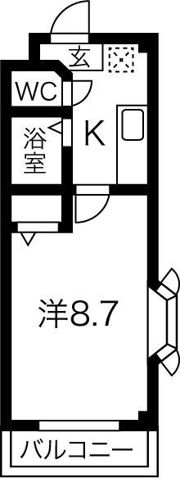 アズビー千里山の間取り画像