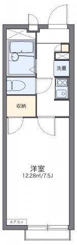 レオパレススカイブルーの間取り画像