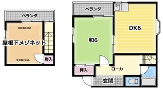 ハイム パート8の間取り画像