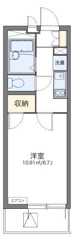 レオパレスマイムの間取り画像