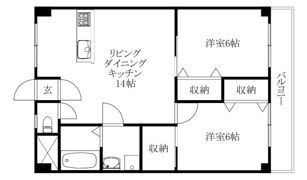 グレース小栗の間取り画像