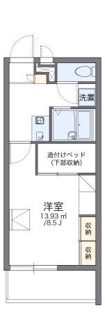 レオパレスリバーサイドの間取り画像