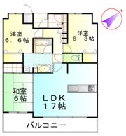 ポレスターガーデンシティ清心の間取り画像