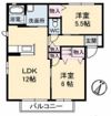 ジェネス八木 B棟の間取り画像