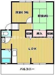 サンビレッジ久米D棟の間取り画像